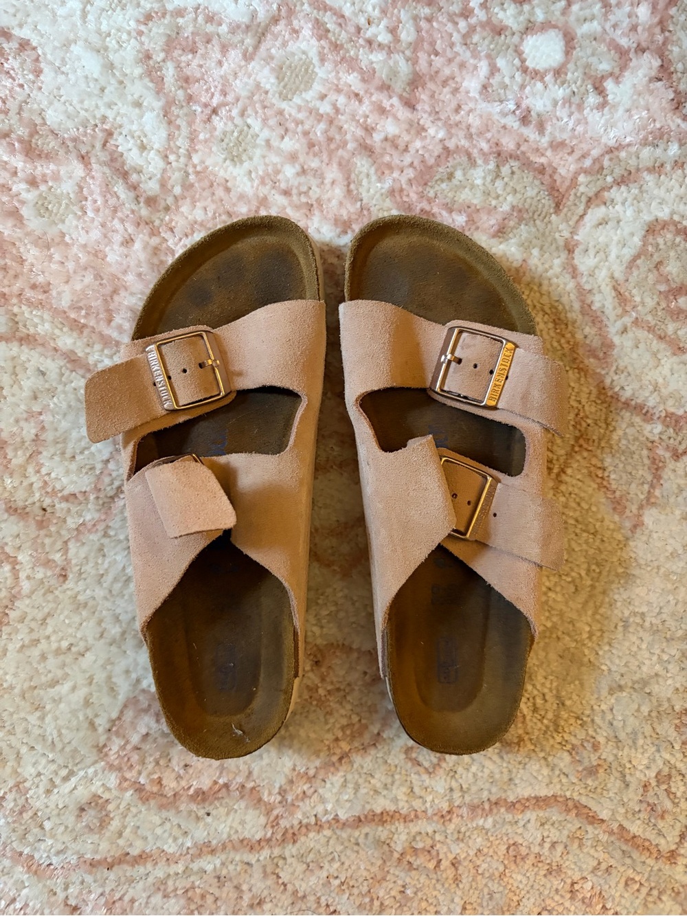 Women's Pink suede Birkenstocks
